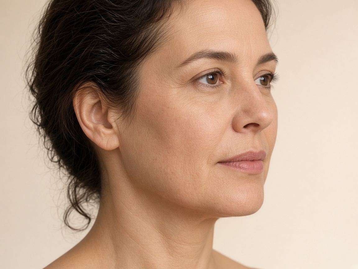Endolift before — same face comparison