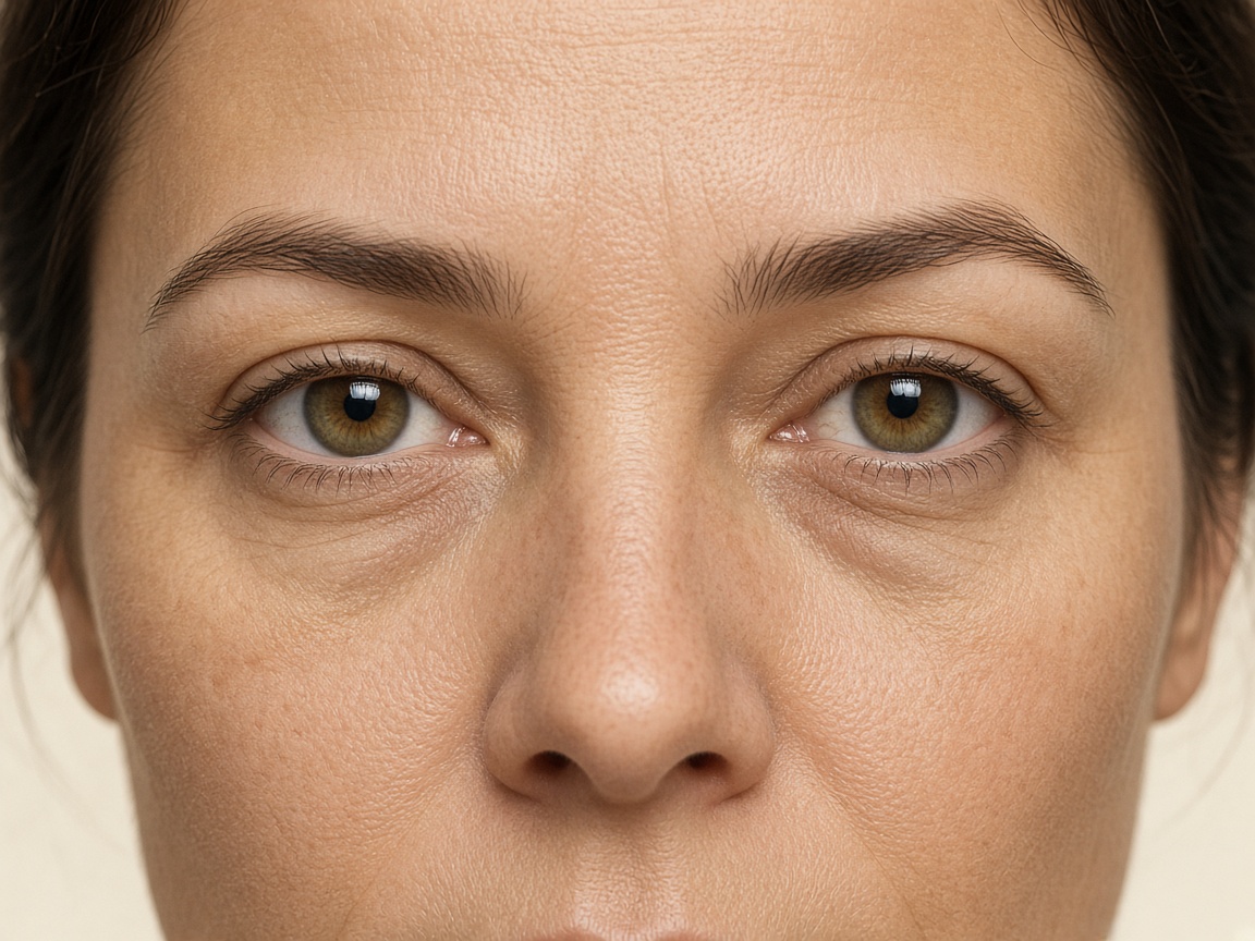 IPL for Dry Eyes before — same face comparison