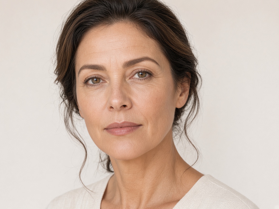 Non Surgical Face Lift after — same face comparison